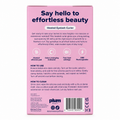 Plum Beauty Lash Lift Off Heated Eyelash Curler in Pink, back packaging and instructions