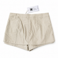 PUNGDRA khaki low-rise mini skort back view