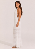 Ruched Halter Neck Maxi Dress - Gloss & Grit