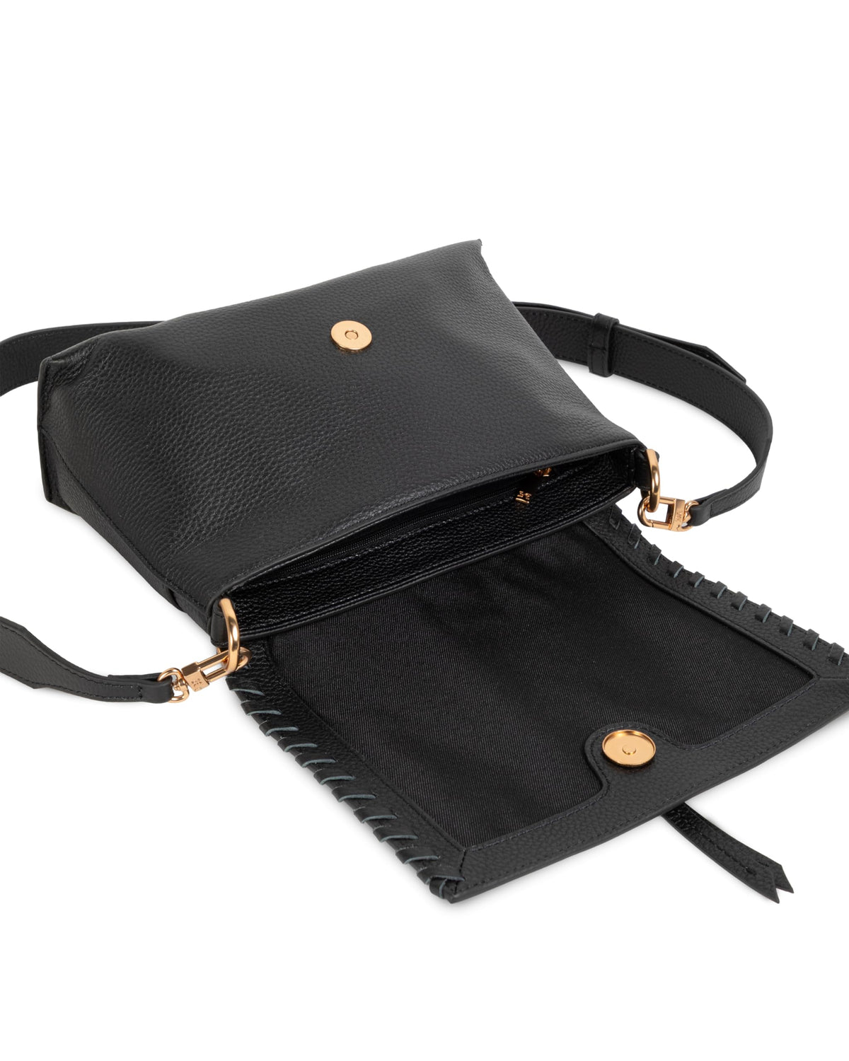 Sam Edelman Sylvia Fold-Over Crossbody Bag - Gloss & Grit
