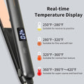 SVEY 2-in-1 Titanium Ceramic Flat Iron — Straightener & Curler for All Hair Types