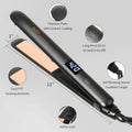SVEY 2-in-1 Titanium Ceramic Flat Iron — Straightener & Curler for All Hair Types