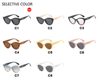 Women’s Black Cat-Eye Sunglasses – Retro Concave Frame in Multiple Colors - Gloss & Grit